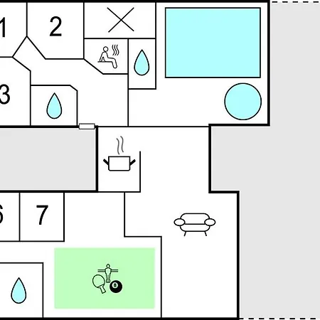 בית נופש 9 Bedroom Lovely In Ringkobing